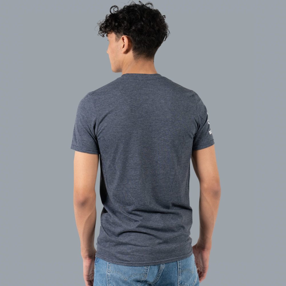 Scramble Jiu Jitsu and Stuff Type Tee - Navy